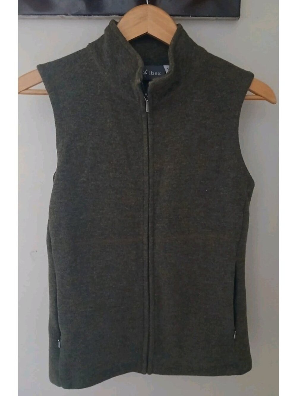 Ibex Merino Wool Full Zip Vest